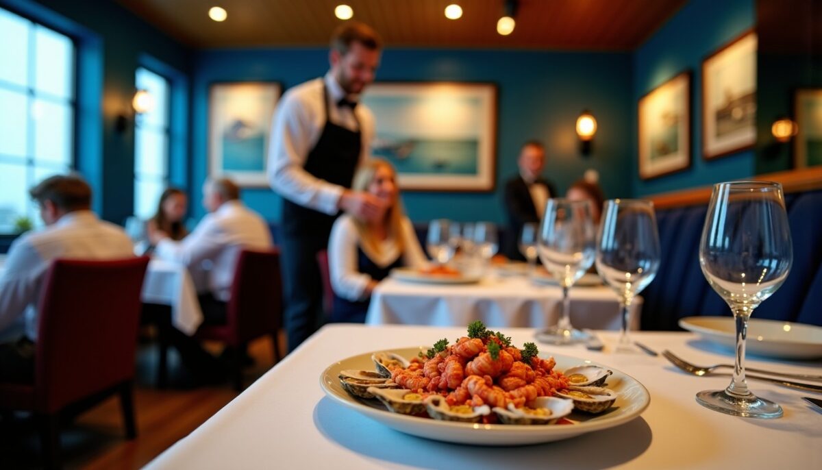 Comment découvrir en images le restaurant Ocean Bleu ?