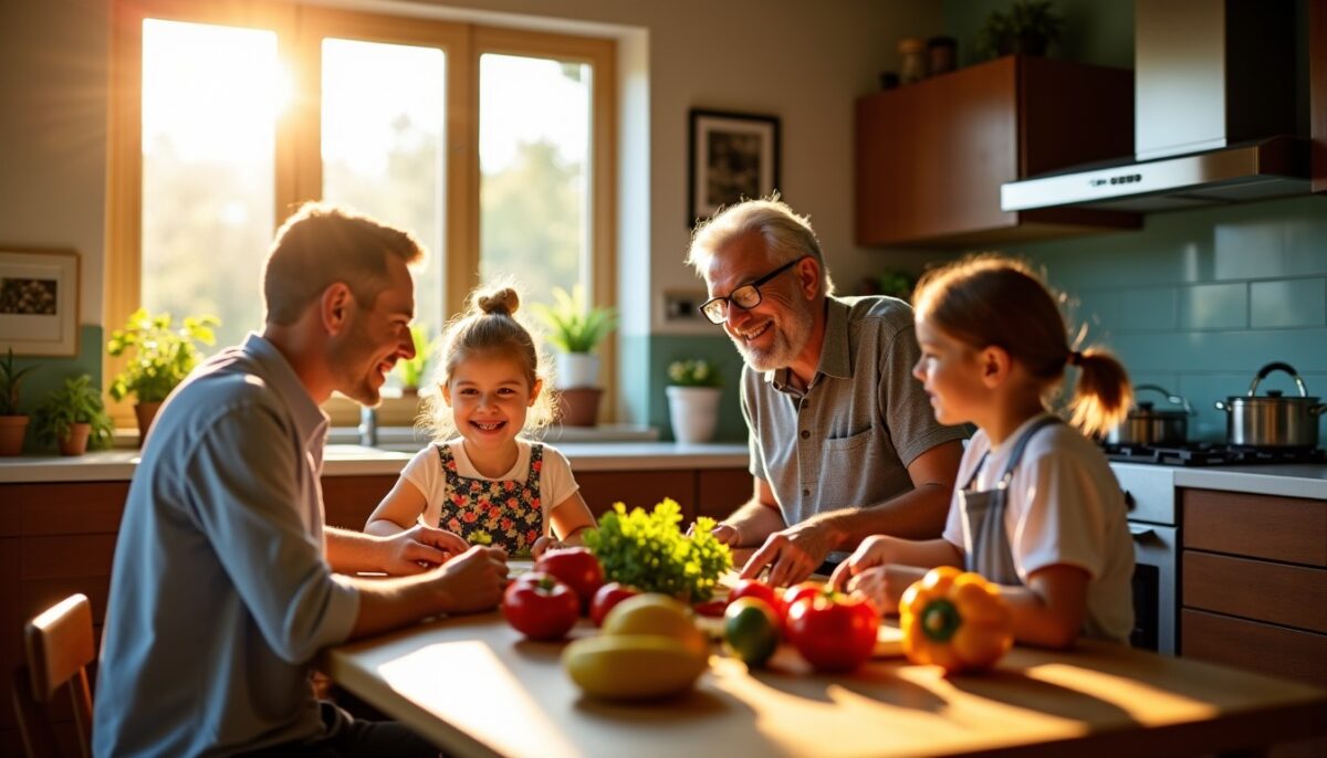 La cuisine : scène incontournable des instants précieux en famille